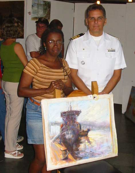 primeiro lugar na base de submarinos de mocangue